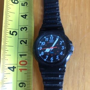 Timex Black and Red Quartz Watch